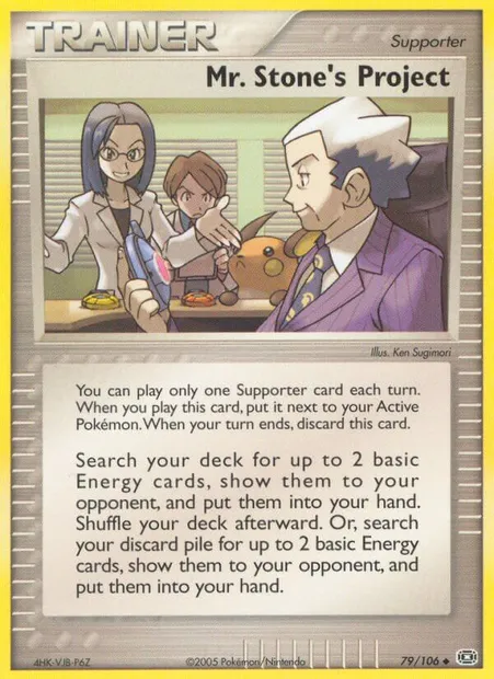 Mr. Stone's Project, Pokémon card EM 79 — Emerald set