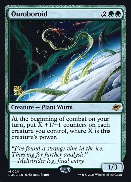 Ouroboroïde, carte Magic PEOE 201s — extension Edge of Eternities Promos