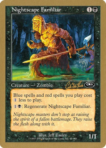 Nightscape Familiar, Magic card WC02 cr48 — World Championship Decks 2002 set