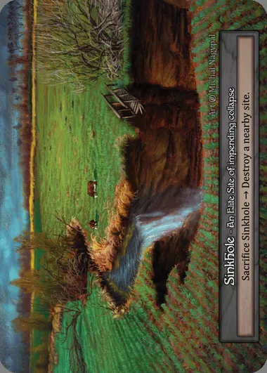Sinkhole, carte Sorcery BET 394 — extension Beta