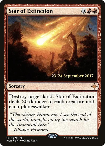Star of Extinction, Magic card PXLN 161s — Ixalan Promos set