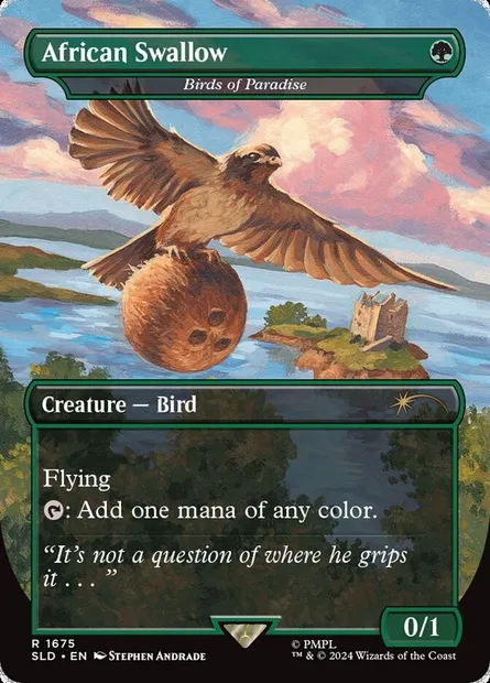 Birds of Paradise // Birds of Paradise, Magic card SLD 1675 — Secret Lair Drop set