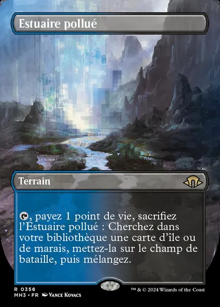 Estuaire pollué, carte Magic MH3 356 — extension Modern Horizons 3