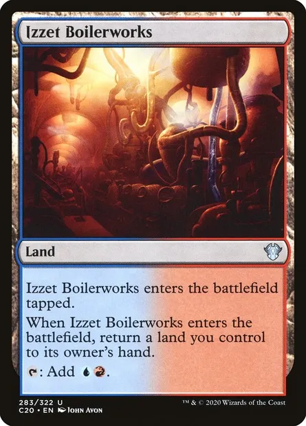 Izzet Boilerworks, Magic card C20 283 — Commander 2020 set