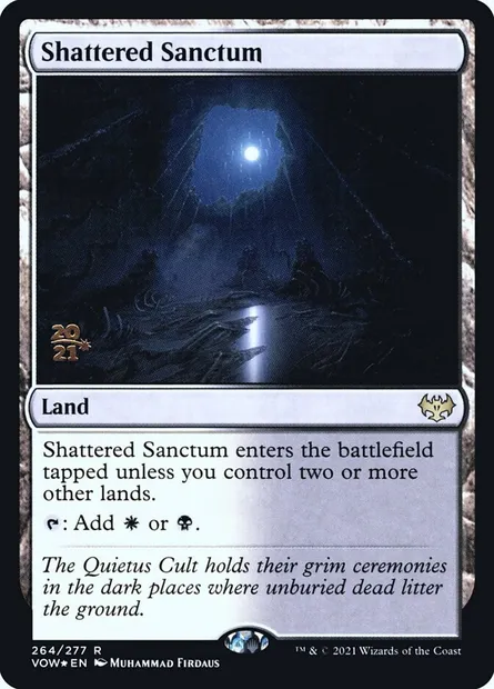 Shattered Sanctum, Magic card PVOW 264s — Innistrad: Crimson Vow Promos set