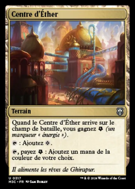 Centre d'Éther, carte Magic M3C 317 — extension Modern Horizons 3 Commander
