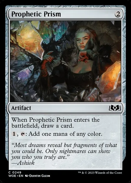 Prophetic Prism, Magic card WOE 249 — Wilds of Eldraine set