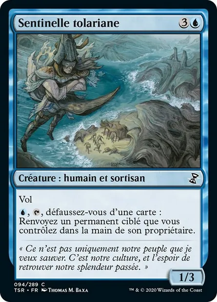 Sentinelle tolariane, carte Magic TSR 94 — extension Spirale Temporelle Remastered