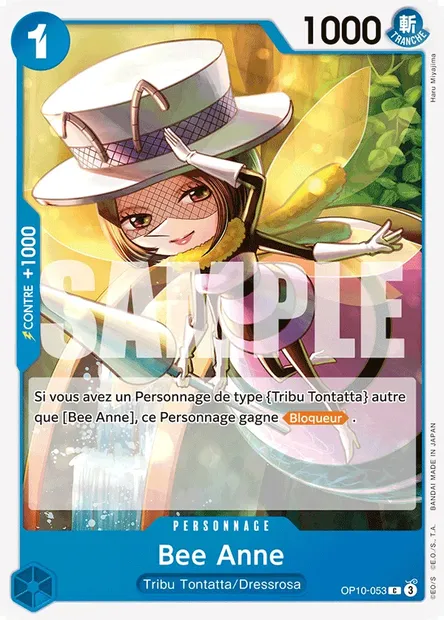 Bee Anne, carte One Piece OP10-053 — extension SANG ROYAL