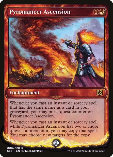 Pyromancer Ascension, Magic card SS3 6 — Signature Spellbook: Chandra set