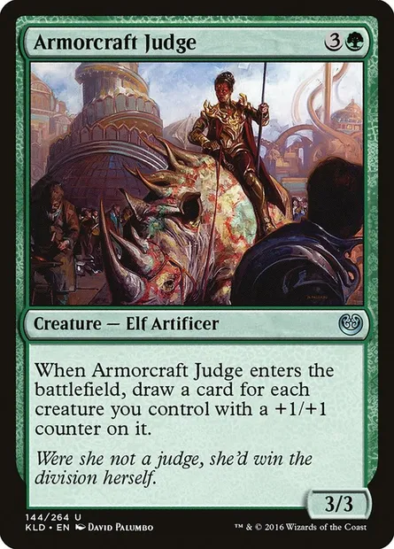 Armorcraft Judge, Magic card KLD 144 — Kaladesh set