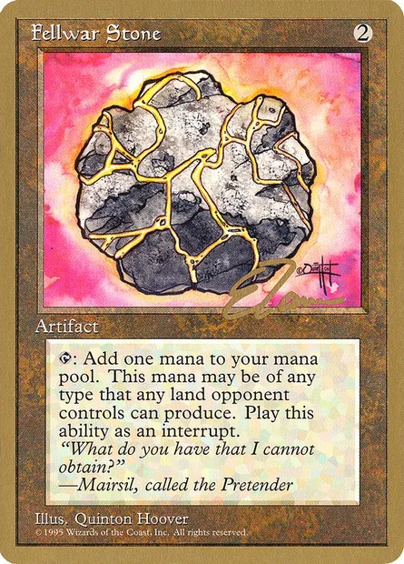 Fellwar Stone, Magic card PTC et319 — Pro Tour Collector Set set