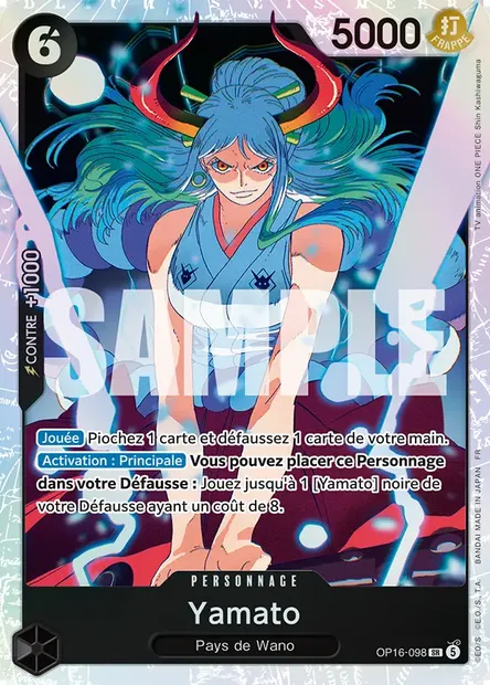 Yamato, carte One Piece OP16-098 — extension L'HEURE DE LA BATAILLE DÉCISIVE