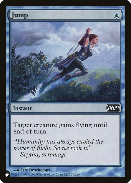 Jump, Magic card PLST M10-59 — The List set