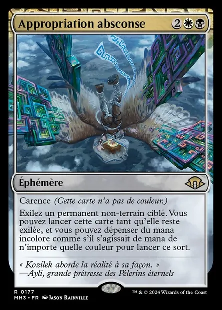 Appropriation absconse, carte Magic MH3 177 — extension Modern Horizons 3