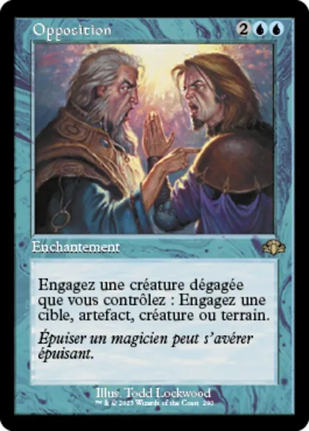 Opposition, carte Magic DMR 290 — extension Dominaria Remastered