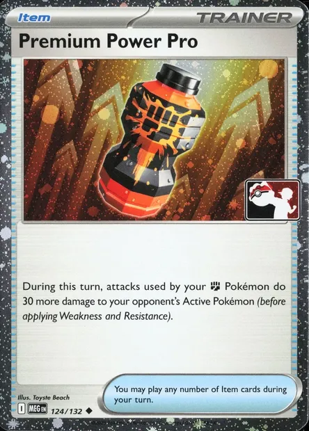 Premium Power Pro, Pokémon card PPS 124-6 — Play! Pokémon Prize Pack Series set