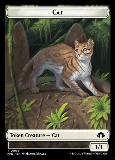 Cat, Magic card TMH3 4 — Modern Horizons 3 Tokens set