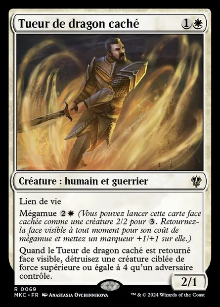 Tueur de dragon caché, carte Magic MKC 69 — extension Murders at Karlov Manor Commander