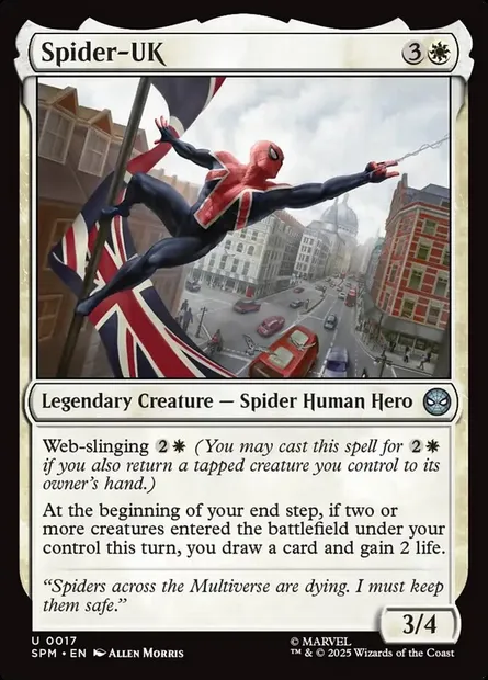 Spider-UK, Magic card SPM 17 — Marvel's Spider-Man set
