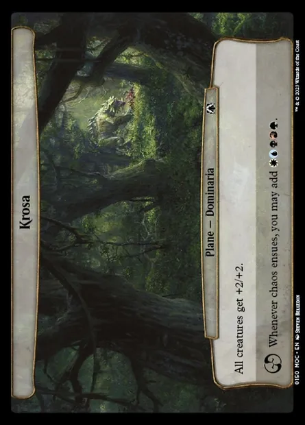 Krosa, Magic card MOC 150 — March of the Machine Commander set