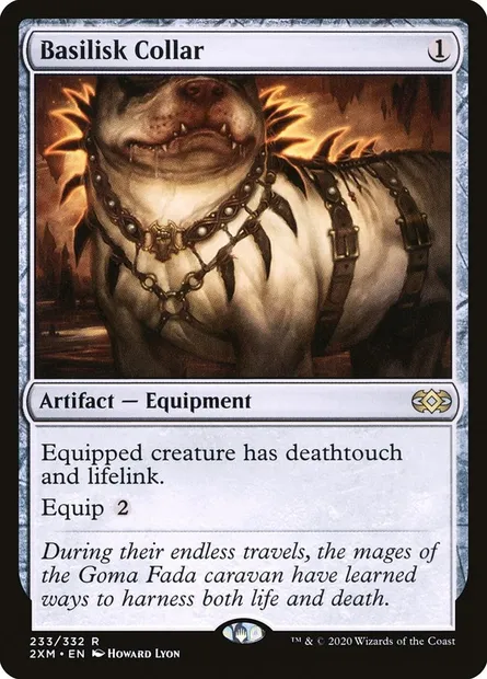Basilisk Collar, Magic card 2XM 233 — Double Masters set
