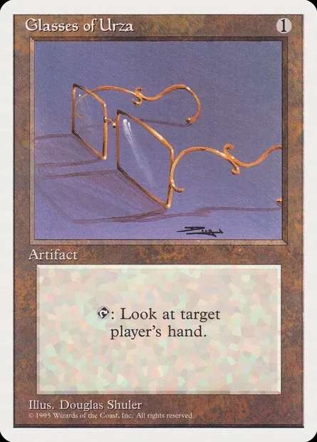 Lunettes d'Urza, carte Magic RQS 49 — extension Rivals Quick Start Set