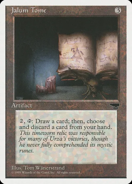 Jalum Tome, Magic card CHR 101 — Chronicles set