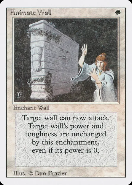 Animate Wall, Magic card 3ED 1 — Revised Edition set