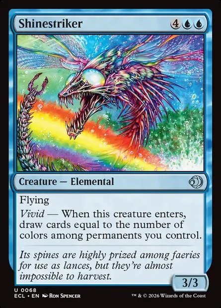 Shinestriker, Magic card ECL 68 — Lorwyn Eclipsed set