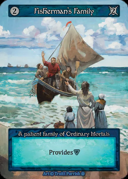 Fisherman's Family, carte Sorcery ATH 024 — extension Arthurian Legends