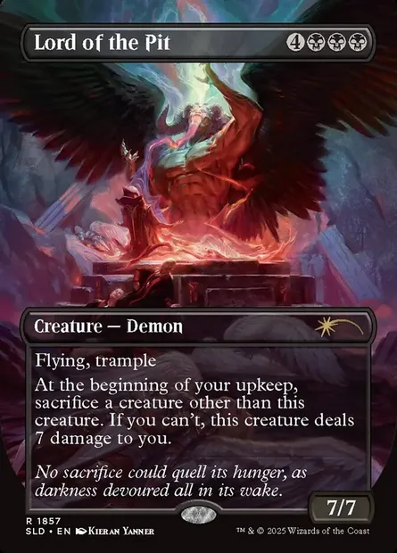 Seigneur de l'abîme, carte Magic SLD 1857 — extension Secret Lair Drop