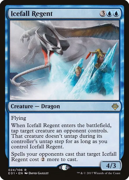 Icefall Regent, Magic card E01 24 — Archenemy: Nicol Bolas set
