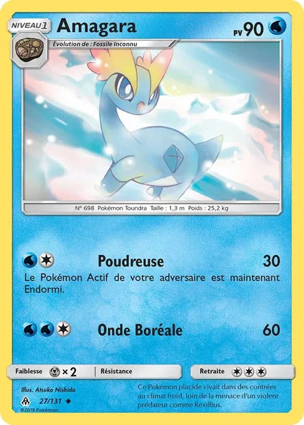 Amagara, carte Pokémon FLI 27 — extension Lumière Interdite