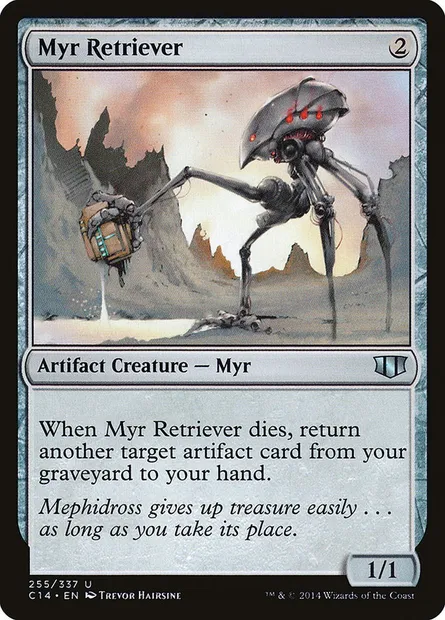 Myr Retriever, Magic card C14 255 — Commander 2014 set