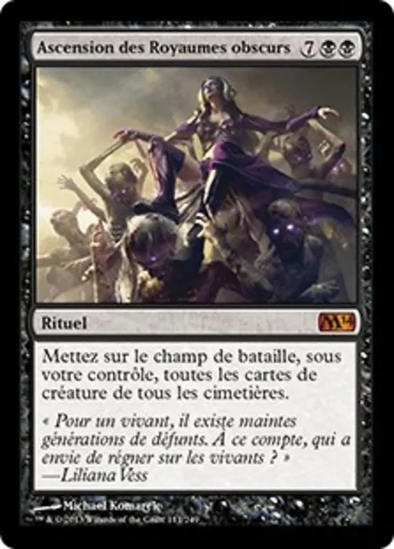 Ascension des Royaumes obscurs, carte Magic M14 111 — extension Magic 2014