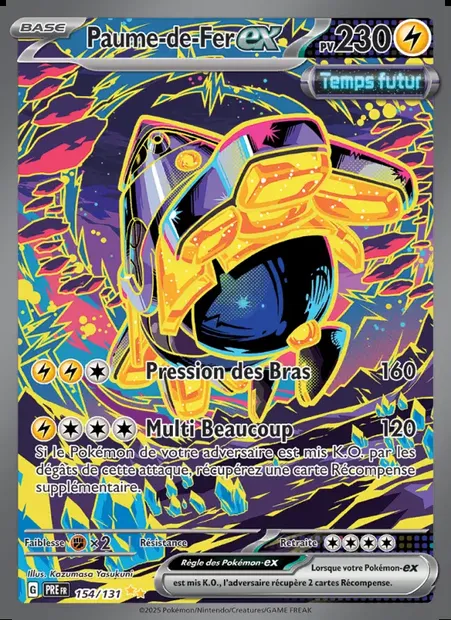 Paume-de-Fer-ex, carte Pokémon PRE 154 — extension Évolutions Prismatiques