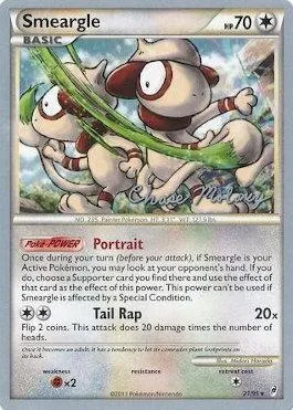 Smeargle, Pokémon card WCD12 021 — World Championship Decks 2012 set