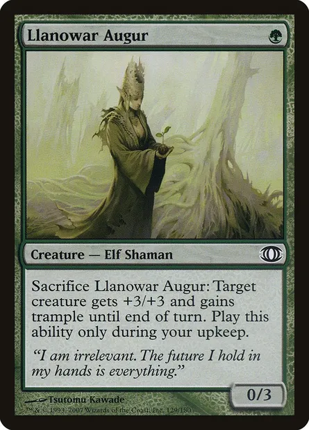 Llanowar Augur, Magic card FUT 129 — Future Sight set