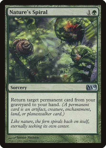 Nature's Spiral, Magic card M10 196 — Magic 2010 set