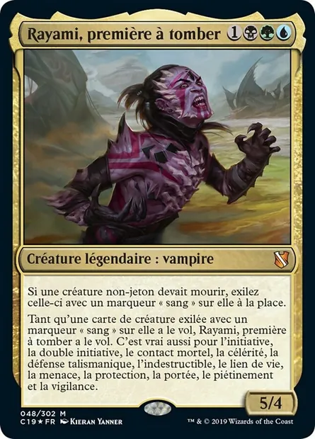 Rayami, première à tomber, carte Magic C19 48 — extension Commander 2019