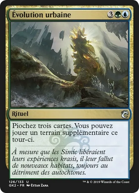 Évolution urbaine, carte Magic GK2 126 — extension RNA Guild Kit