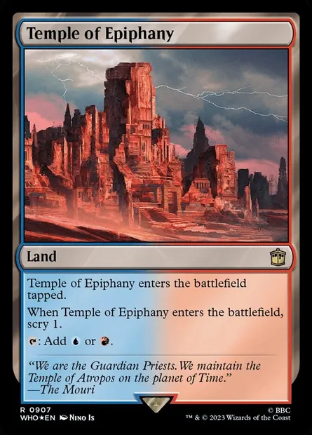 Temple de la révélation, carte Magic WHO 907 — extension Doctor Who