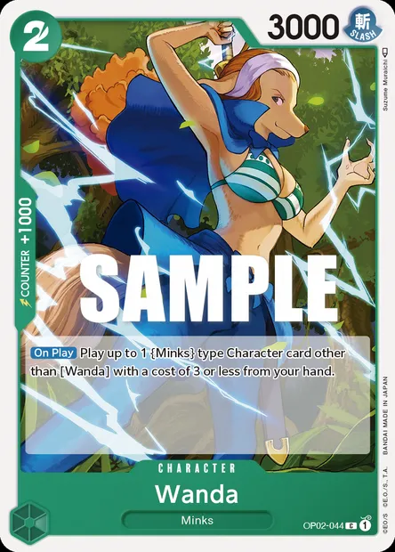 Wanda, carte One Piece OP02-044 — extension PARAMOUNT WAR