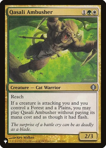 Embusqueur qasali, carte Magic PLST ALA-184 — extension The List