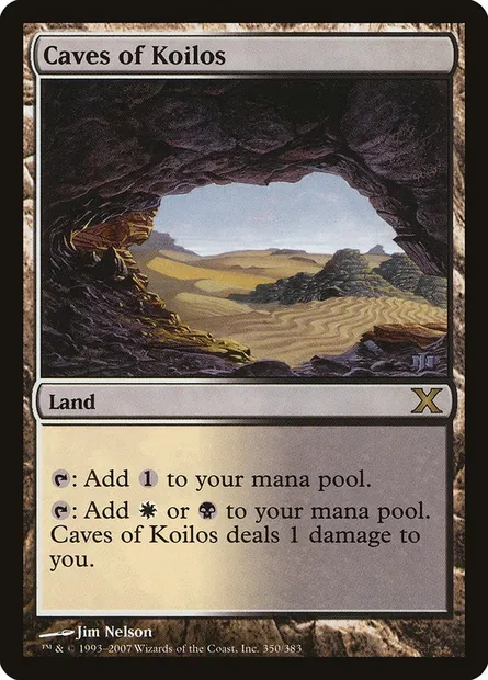 Caves of Koilos, Magic card 10E 350 — Tenth Edition set