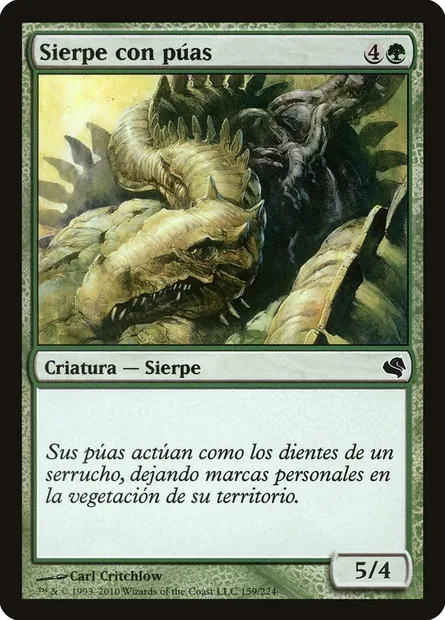 Spined Wurm, Magic card PS11 159 — Salvat 2011 set