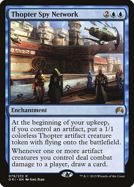 Thopter Spy Network, Magic card ORI 79 — Magic Origins set