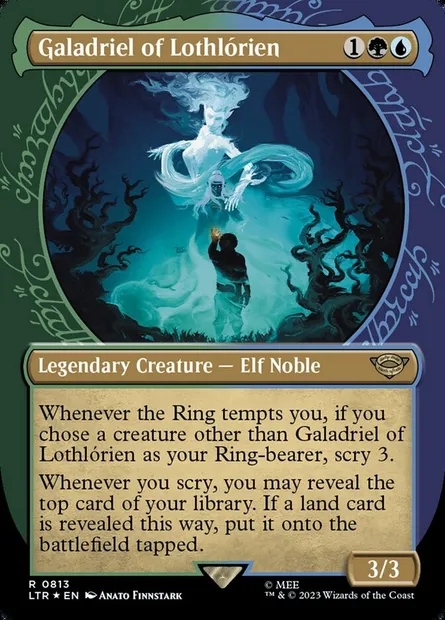 Galadriel de Lothlórien, carte Magic LTR 813 — extension Le Seigneur des Anneaux : chroniques de la Terre du Milieu