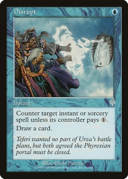 Disrupt, Magic card INV 51 — Invasion set